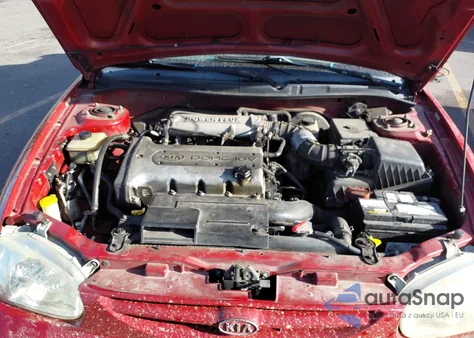 1998 Kia Sephia Ls from USA, damaged, VIN KNAFB121XW5721189